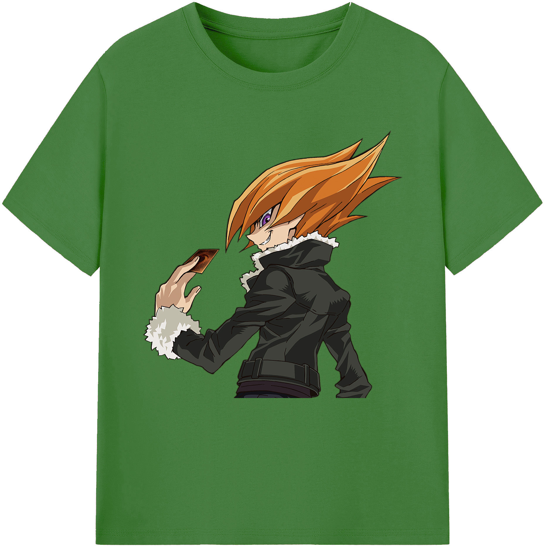 （画像用） 遊☆戯☆王 Yu-Gi-Oh! レディースカジュアルプリントTシャツ（綿100％）